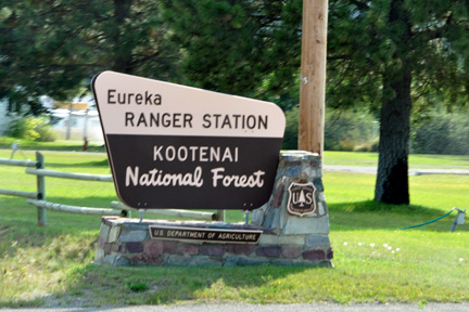 sign - Eureka Ranger Station - Kootenai National Forest