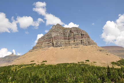 mtn with big horn sheep