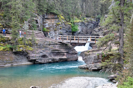 bridge and St. Mary Falls