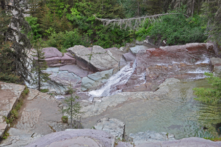 an un-named waterfall