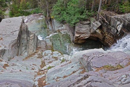 an un-named waterfall