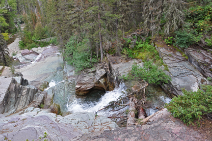 an un-named waterfall