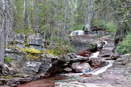 an un-named waterfall