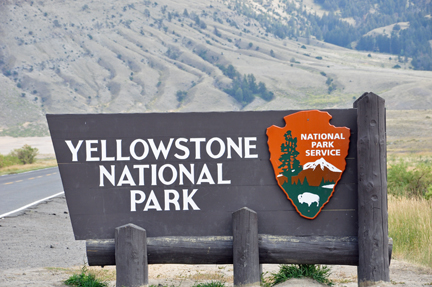 sign - Yellowstone National Park
