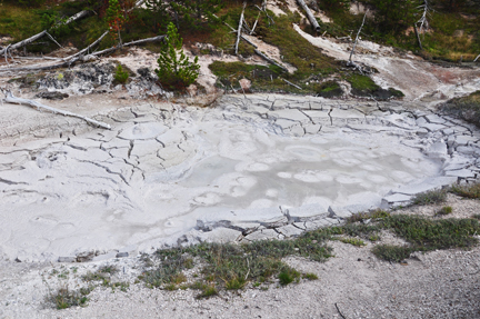 boiling mud pot