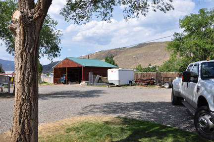 view at campground