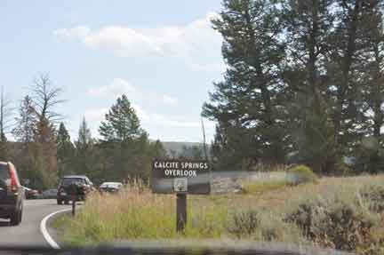 sign - Calcite Springs overlook