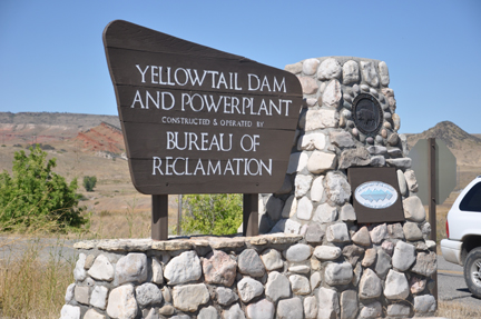 sign - Yellowtail Dam and Powerplant
