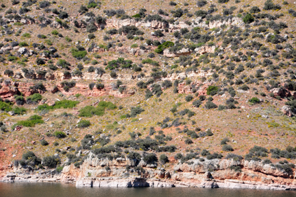 2,000 foot cliffs at Ok-A-Beh