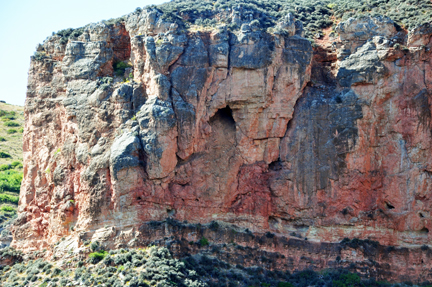 colorful cliffs