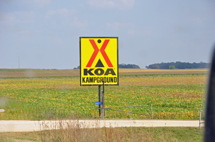 KOA Kampground sign