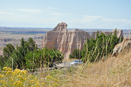 view from Badlands Oasis