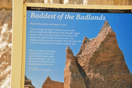 sign - Baddest of the Badlands