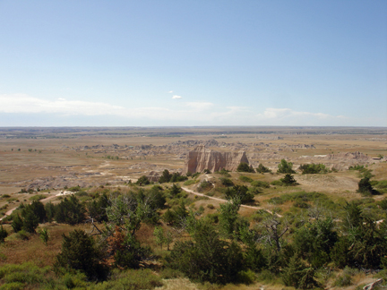 view from Badlands Oasis