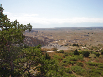 view from Badlands Oasis