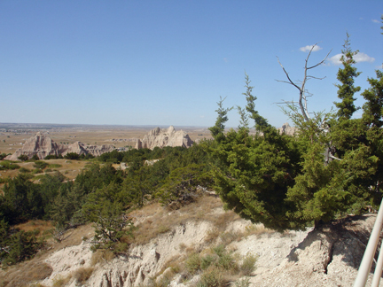 view from Badlands Oasis