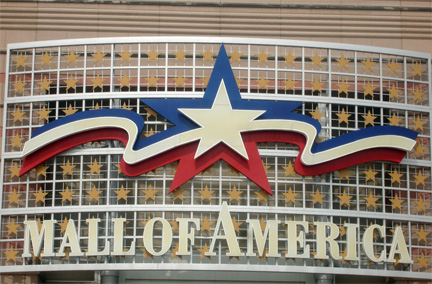 Mall of America logo at mall entrance