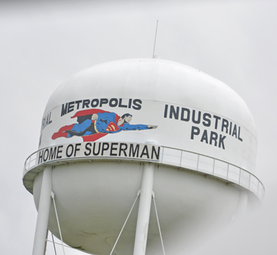 water tower - Metropolis - Home of Superman