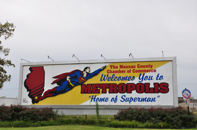 sign - welcome to the Home of Superman
