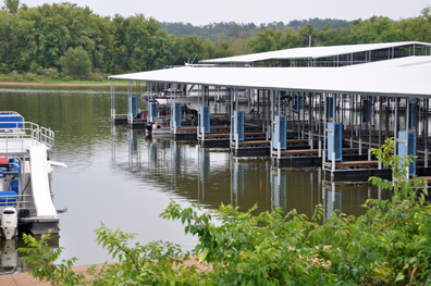 boats and docking space at KOA