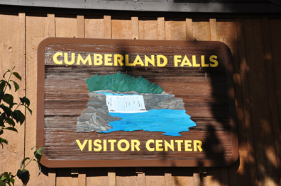sign - Cumberland Falls visitor center
