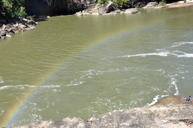 A beautiful daytime Rainbow