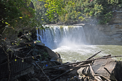 Cumberland Falls as seen from the lower overlook