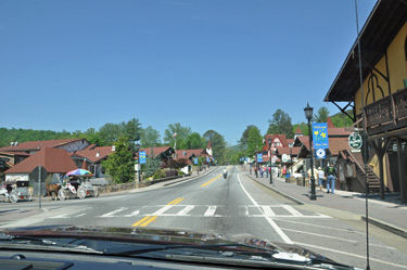 entering Helen, Georgia