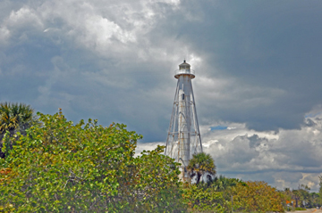 a lighthouse on a cloudy day