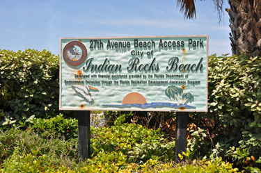 sign - Indian Rocks Beach