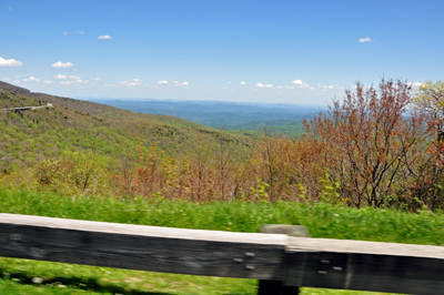 Scenery taken while driving towards Grandfather Mountain