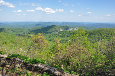 view from The Blowing Rock