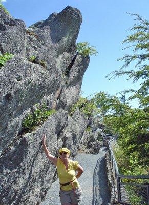 Karen Duquette at The Blowing Rock