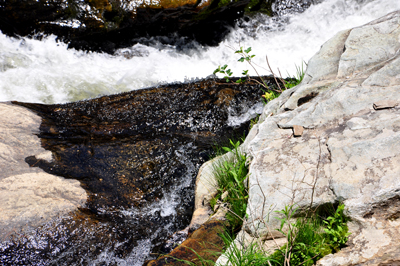 fast moving water