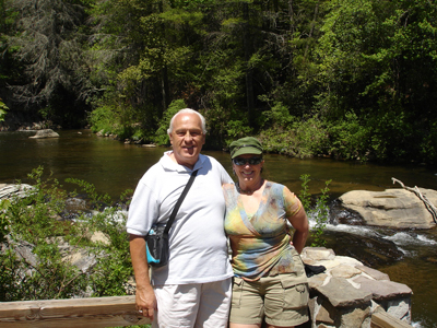 The two RV Gypsies at Linville Falls