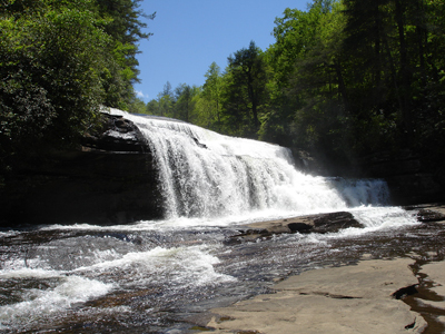 The upper falls 