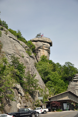 The Chimney as seen from parking lot