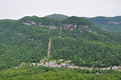 view from The Chimney