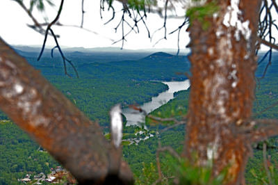 view of the lake