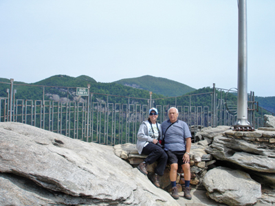 The two RV Gypsies at the top of The Chimney