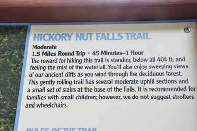 sign - telling about the trail