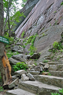 BIG CLIFFS BY THE FALLS