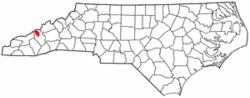 map of North Carolina