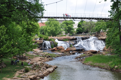 falls and bridge