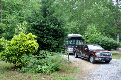 camping space for the two RV Gypsies