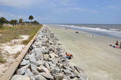 The beach at Jekyll Island,