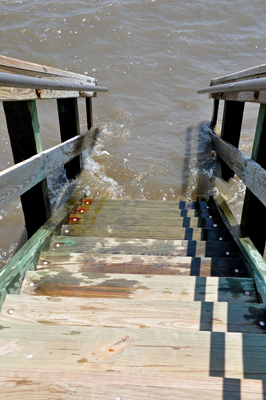 staircase to the ocean