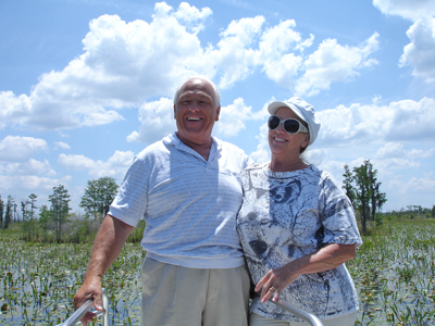 the two RV Gypsies at Okefenokee Swamp