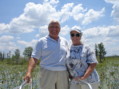 the two RV Gypsies at Okefenokee Swamp