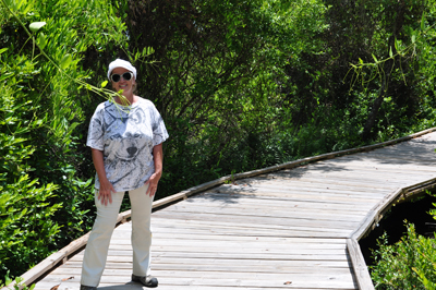 Karen  Duquette on the Boardwalk